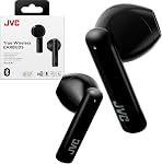 JVC Ecouteurs sans fil True Léger avec 12mm Unité de conduite, Bluetooth 5.1, Utilisation unique, IPX4, Longue durée de vie de la batterie (jusqu'à 30 Heures) - HAA4TW (Blanc)