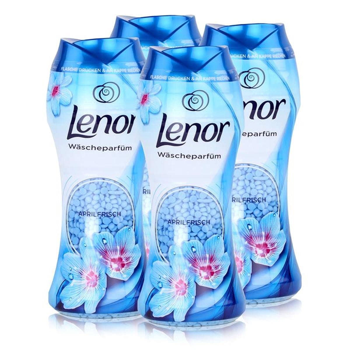 Lenor Unstoppables Lot de 4 parfums pour linge fraîcheur abrilante 210 g