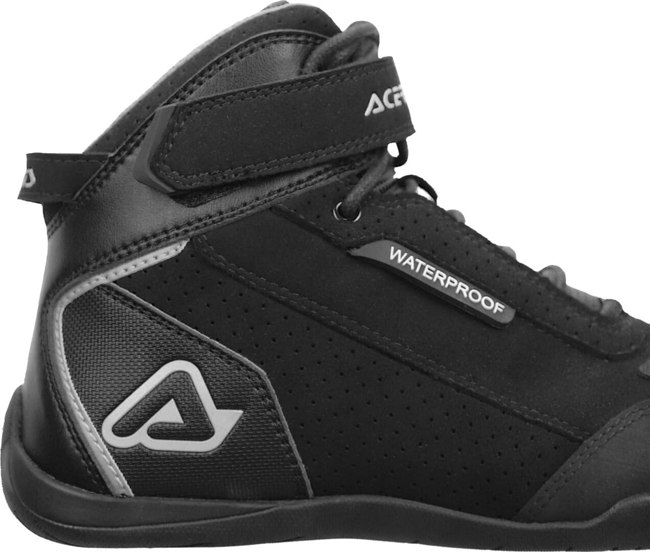 Acerbis First Step waterproof Scarpe da moto, nero, 44