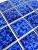 Tenedos T?PACFD-PL Ultramarine Blue Water Splash Effect Square 3x3 Porcelain Pool Mosaic Floor Wall Tile Backsplash for Kitchen, Bathroom Shower, Swimming Pool, Accent Decor (1 Sheet)