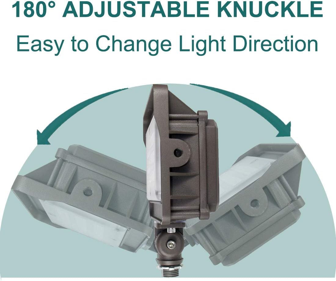 Adjustable knuckle mount on kadision LED Flood Light
