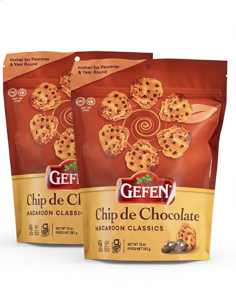 Amazon.com: Gefen Chocolate Chip Macaroons, 10 Ounce (2 Pack