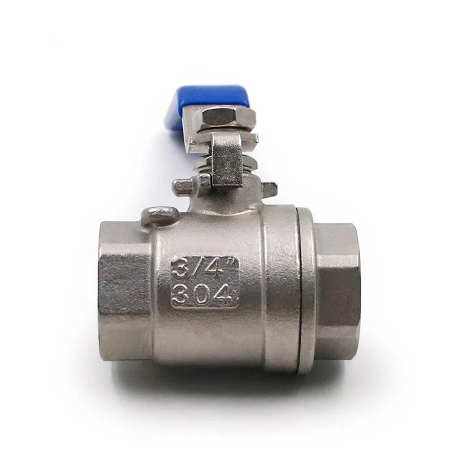 Valvole di sicurezza 1/4" 3/8" 1/2" 3/4" 1" 1-1/4" 1-1/2" Femmina Acciaio inossidabile SS304 2P Sfera a passaggio completo Maniglia in vinile Valvole filettate Valvola di Sovrappressione(1")