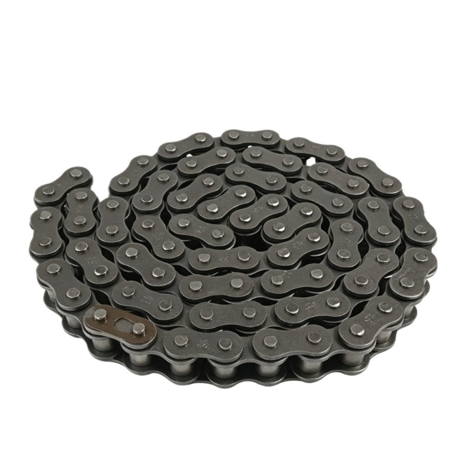 Rollenkette Aus Kohlenstoffstahl Simplex-Rollenkette 04C 05B 06B 08B 10A 12A 16A einreihige Antriebskette aus Kohlenstoffstahl for die Übertragung von Industriemaschinen(08B-1-120L-1.5m)
