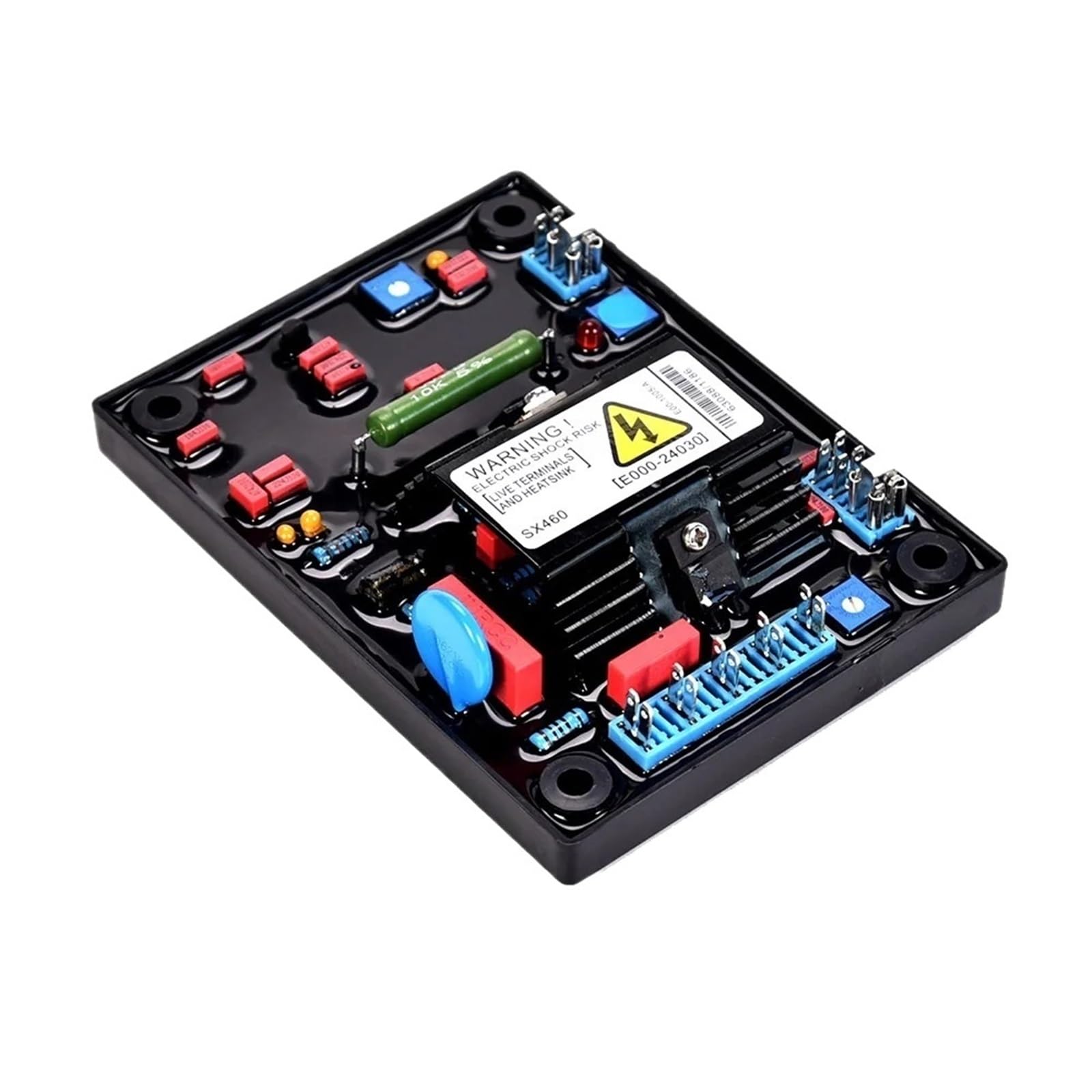WRXYLFNSN 1pcs SX460 Automatic Voltage Regulator Generator AVR Board Soft Glue Red Capacitors