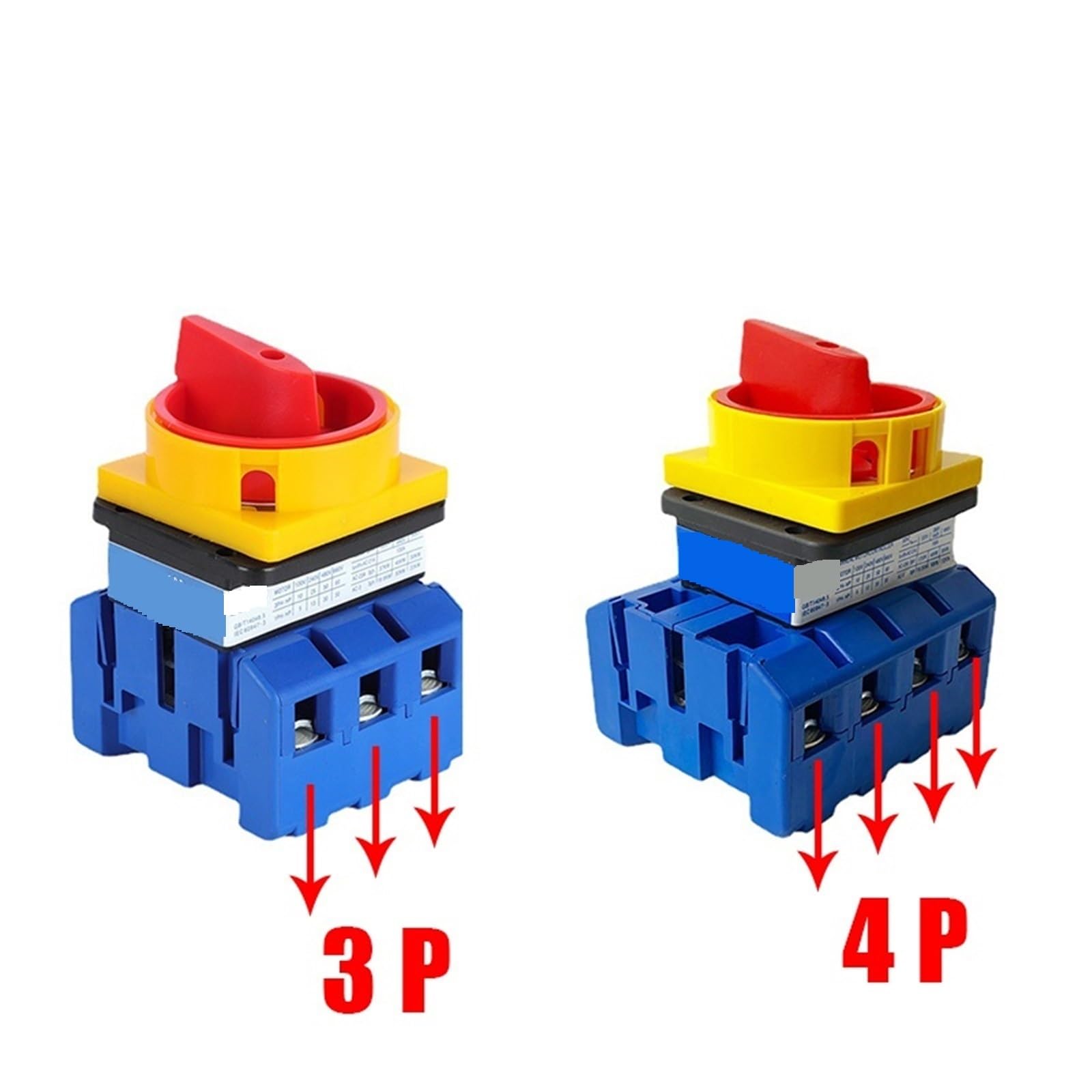 1 sztuka 11-80 A 100 A 3/4P izolator selektor srebrny DC odłącznik rozłącznikowy wł./wył., przełącznik krzywkowy LW30-100 (100 A 3P)