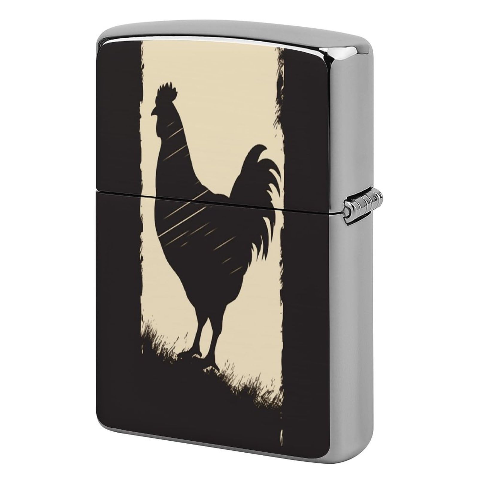 Fodpand Style Farmhouse Chicken Metal Lighter Case Cover Lighter Sleeve