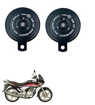 Znee Smart Motorcycle Horn Loud Sound Waterproof 12V 110DB (Set of 2) for Honda CBF150