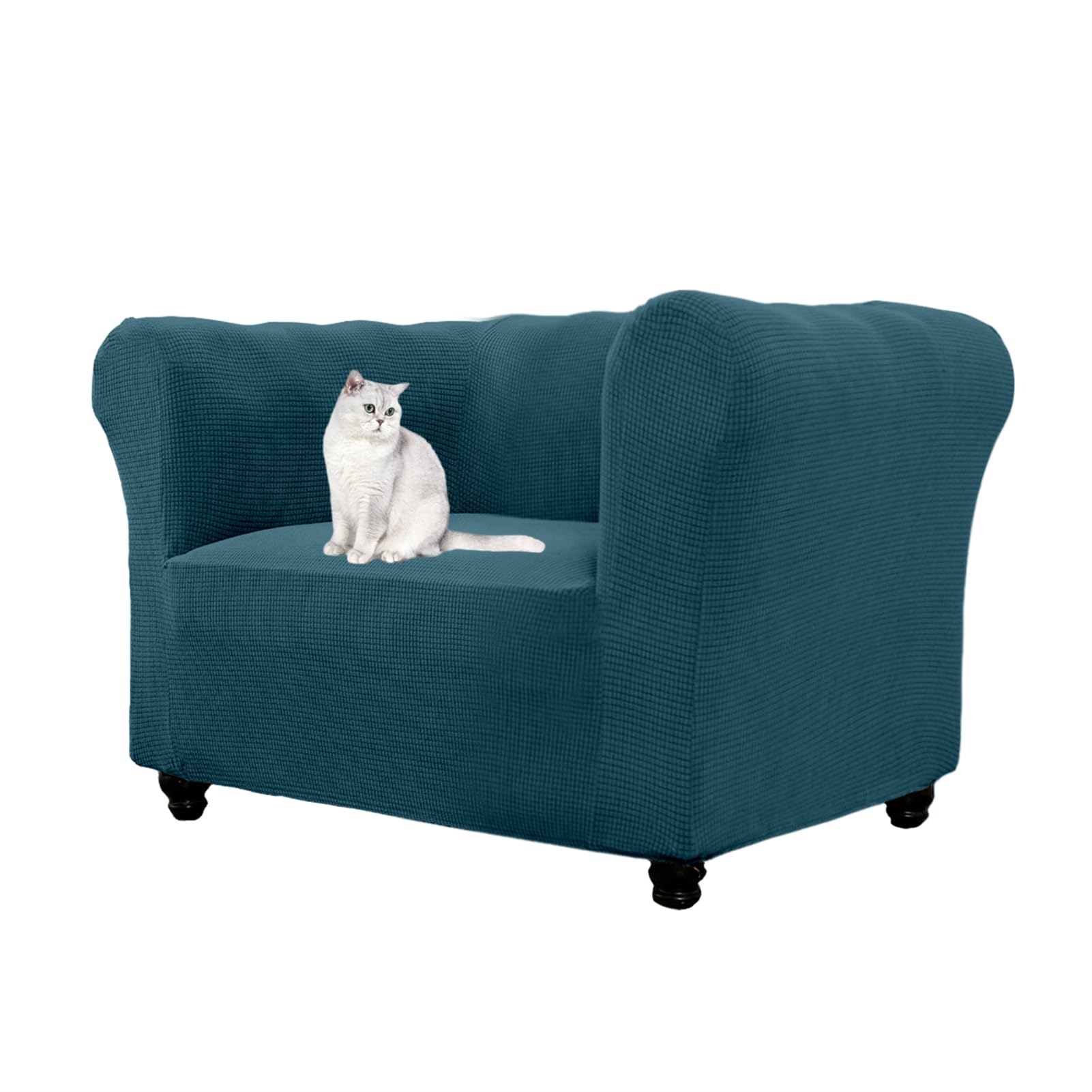 Stretch jacquard Chesterfield bankhoes 1-, 2-/ 3-zits, bankhoes voor