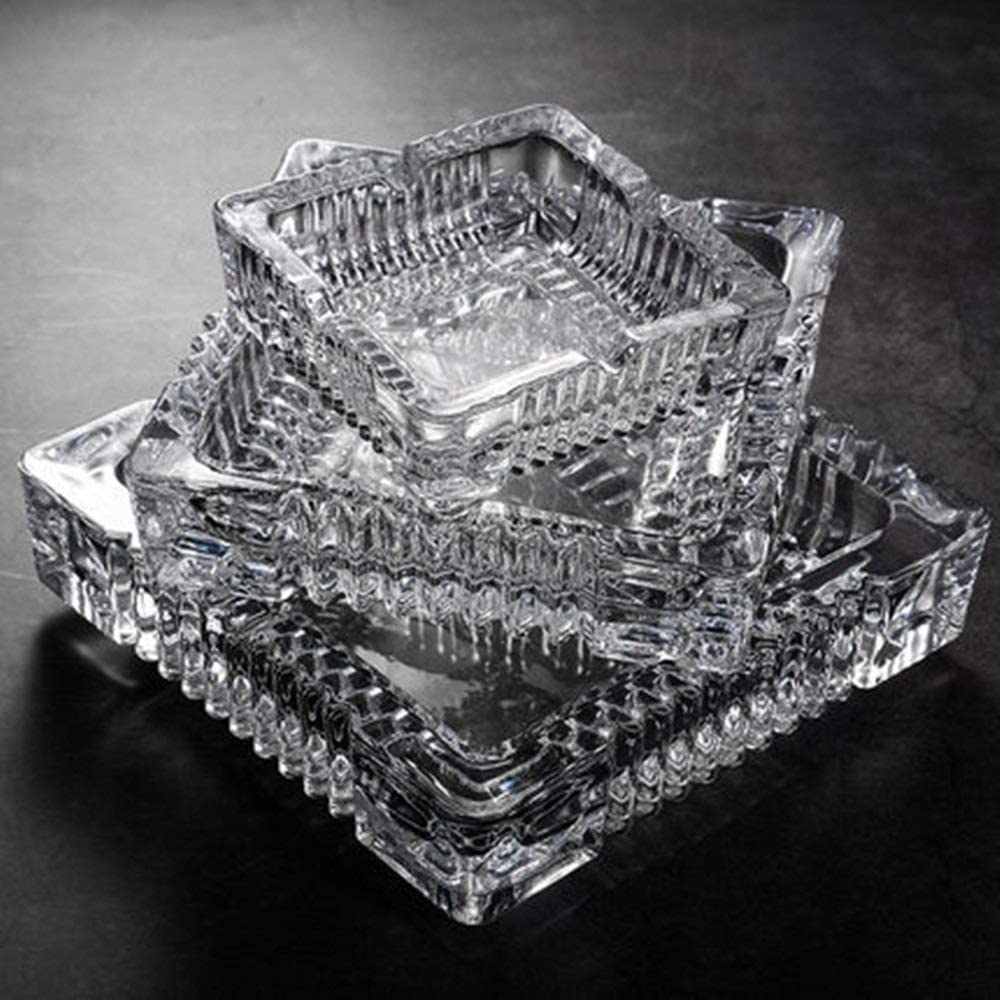 Amazon.co.jp: HHNJ ヨーロッパスタイルの光の高級灰皿ガラス灰皿無臭