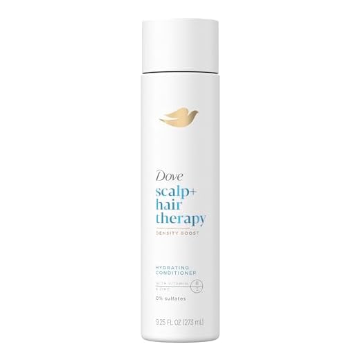 Dove Scalp + Hair Therapy Hair Conditioner Density Boost Hydrating Conditioner for hydrating hair sulfate free conditioner for dry hair 9.25 FL OZ (273 mL)