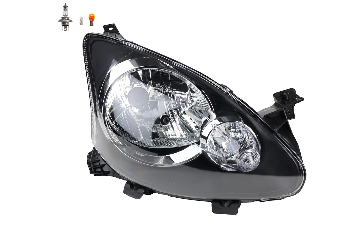 Johns, Scheinwerfer Halogen HSW passend für Toyota Aygo B10 07/05- Rechts Leuchtmittel