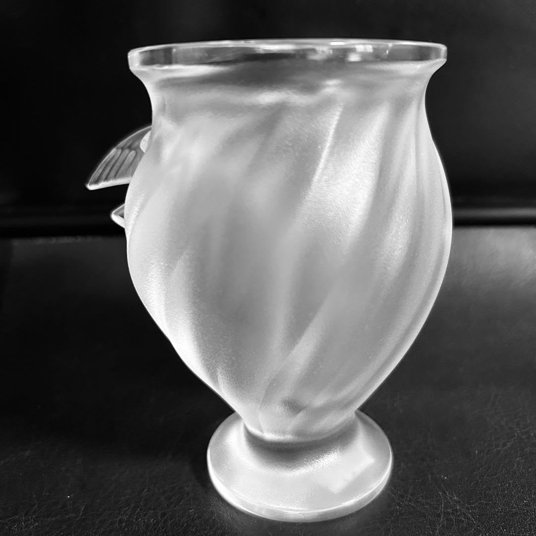 Amazon.co.jp: ロジーヌルネラリック Lalique 花瓶 置き物 レア 鳥 