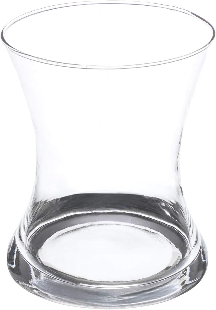 Flower Glass Vase Decorative Centerpiece for Home or