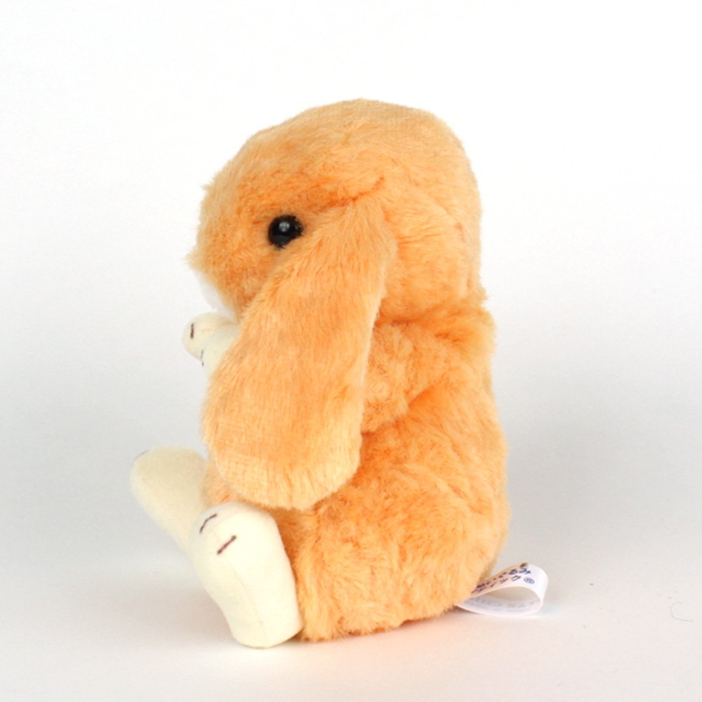 ウサギ型ぬいぐるみ オレンジリボン付き Amazon.co.jp: ぬいぐるみ (うさぎ ウサギ) ロップイヤー S