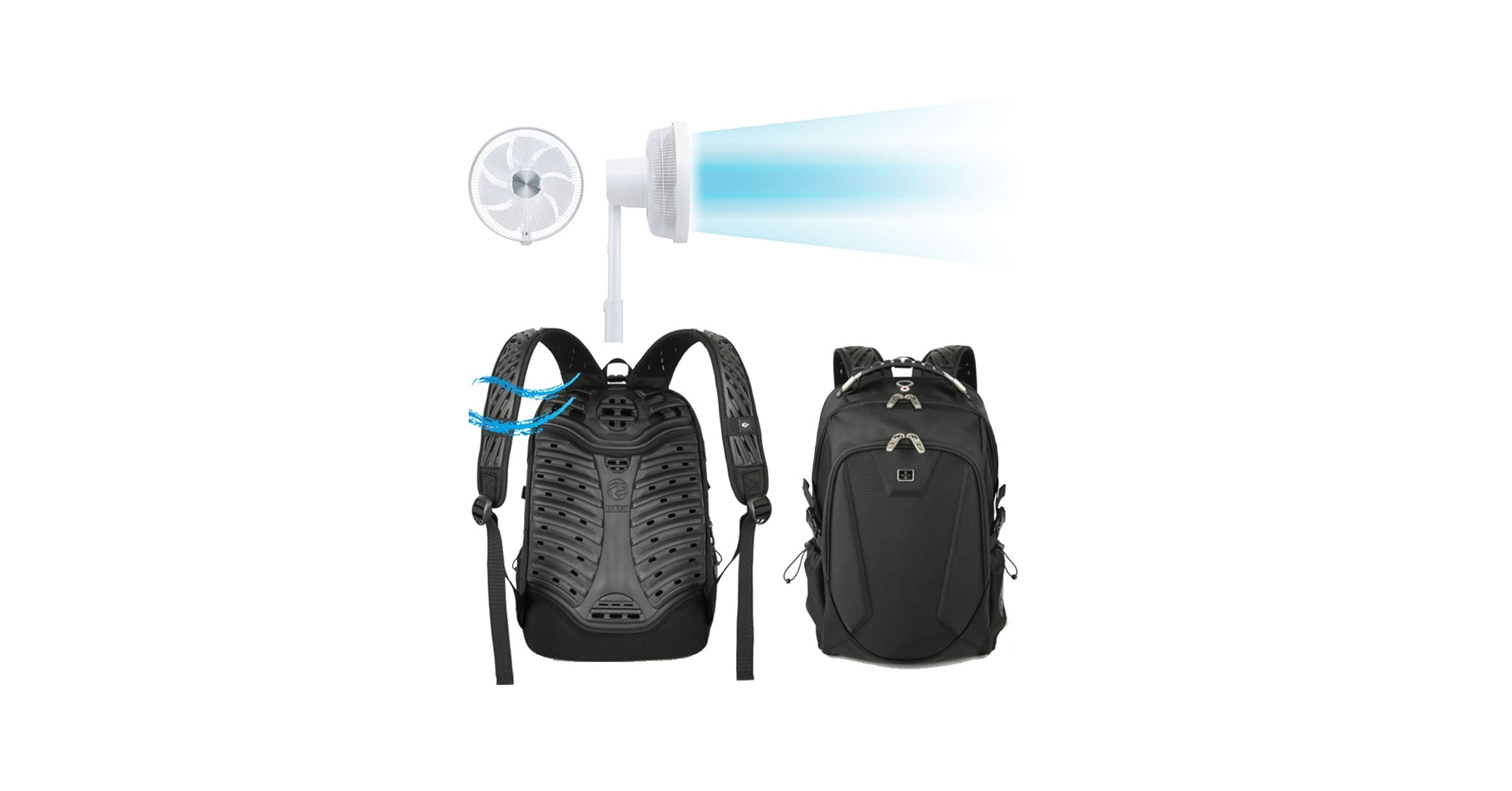 Amazon.co.jp: 空調付バックパック ファン付 涼しいリュック