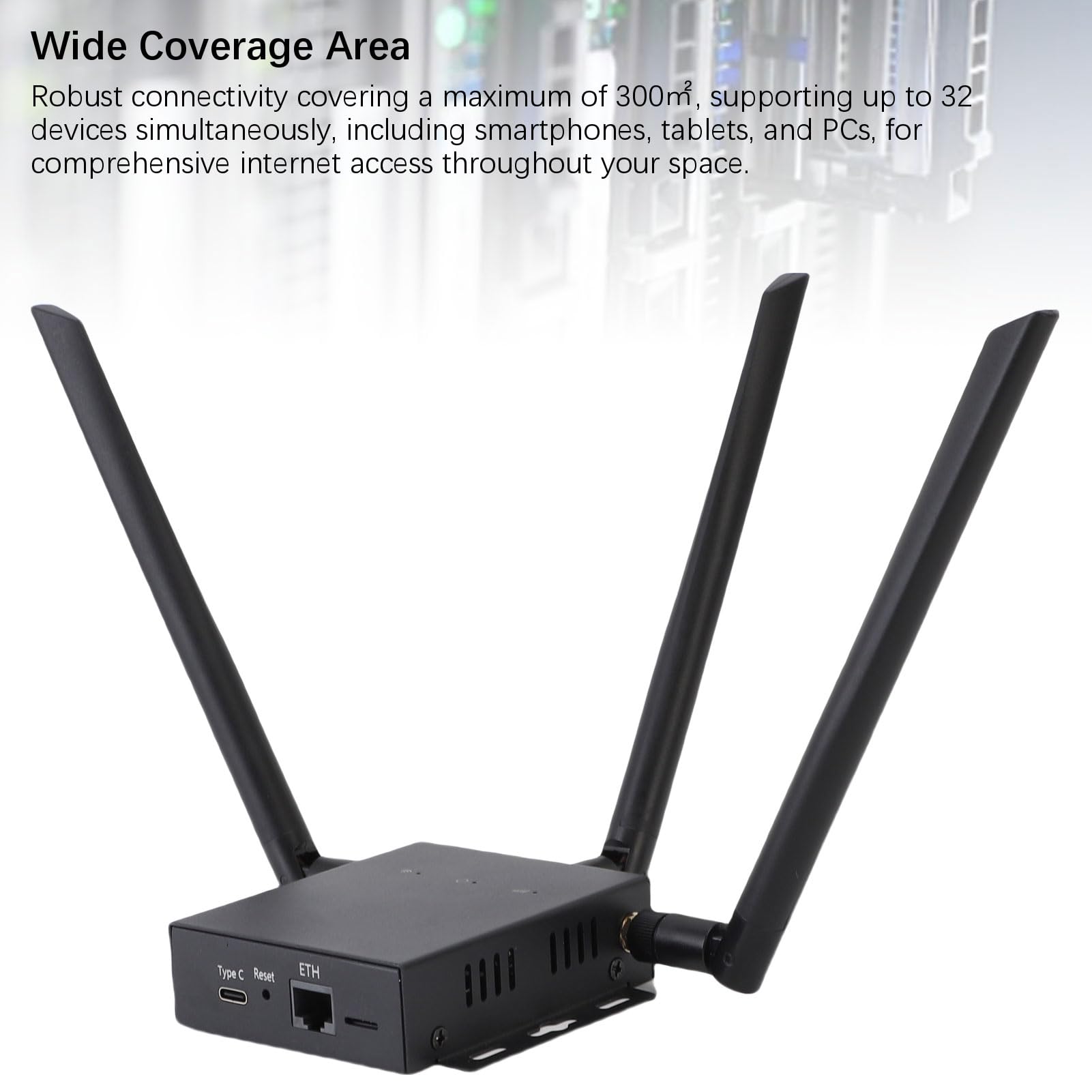 YUYTE Router 4G LTE 300 Mbps Mobilny Hotspot z Gniazdem na Kartę SIM,