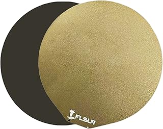 FLSUN Super Racer Hot Bed PEI Sheet 270x270mm Flexible Removable Spring Steel Plate Magnetic Sticker Heated Bed Kit for 3D Printer Flsun SR and Flsun QQS PRO Hot Bed Surface