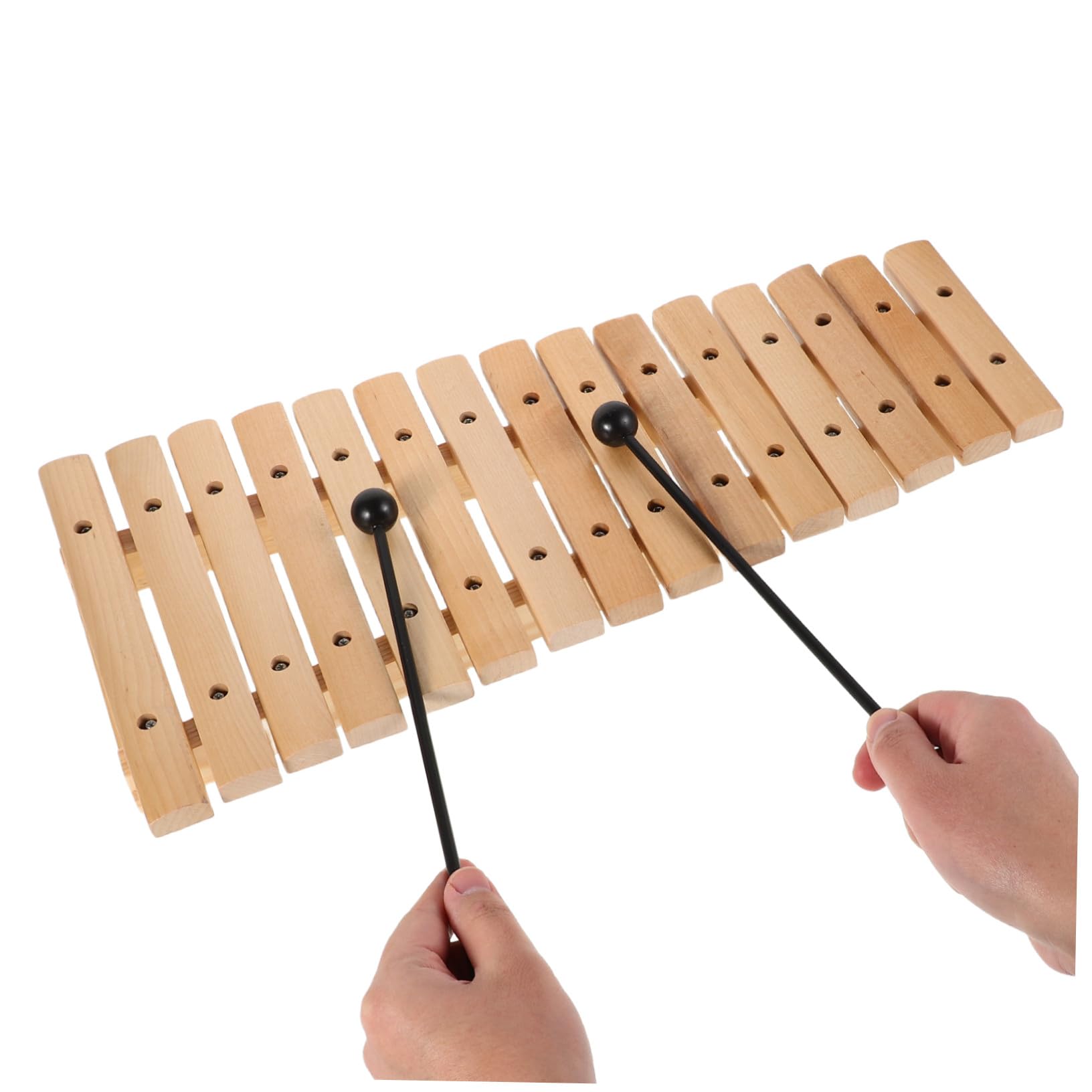 Xilofono 15 Note in Legno e Plastico Strumento Orff per Ragazzo Ragazza | Educazione Musicale a Casa e Asilo, per Principianti e Toddler, Facile da Imparare
