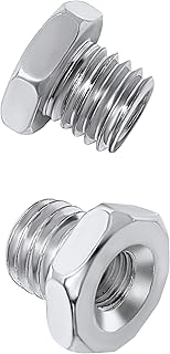 LINE10 Tools 2pk Angle Grinder Arbor Adapters for Wire Brushes 5/8-11 to 3/8-24 UNF