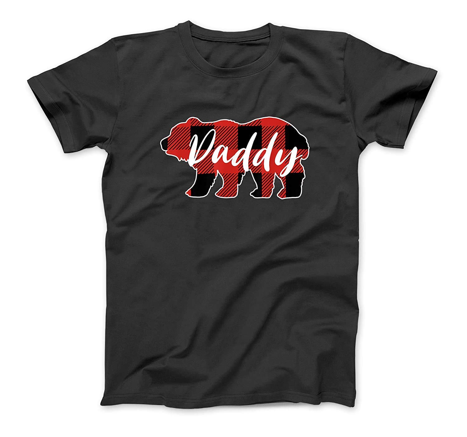 Buffalo Plaid Daddy Bear T-shirt Fathers Day Gifts Sweatshirt Hoodie Tank Top For Men Women Kids