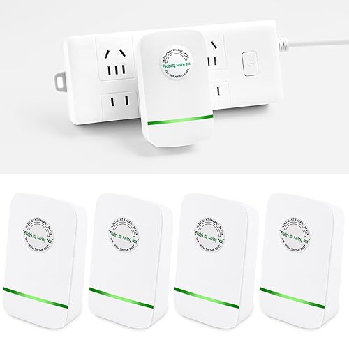Pro Power Saver - Caja de ahorro de energía para ahorro de energía eléctrica Enchufe de EE. UU. 90V-250V 30KW (paquete de 4)