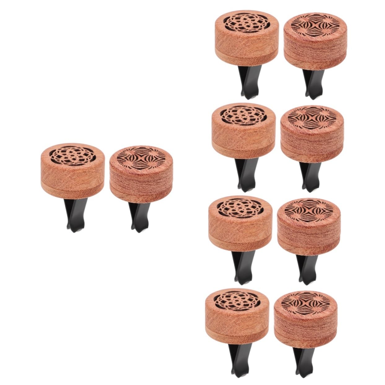 ULTECHNOVO 10pezzi Diffusore Per Auto Da Clips Per Ventilazione Facile Installazione e Design Elegante Per Interni Auto Profumatore Per Ambienti