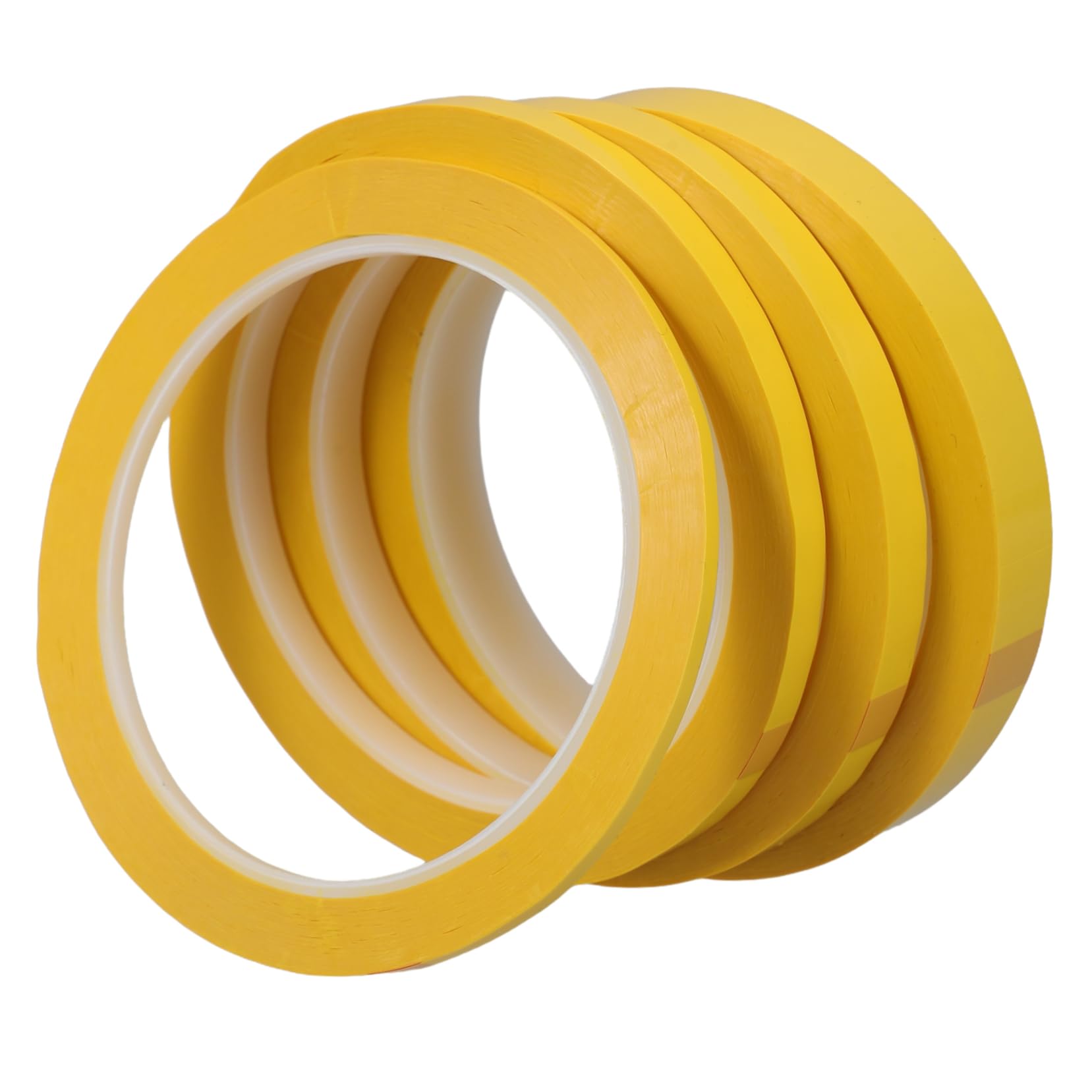 LALAFINA Adhesive Labeling Tapes Strong Adhesive for Office Drafting Craft Insulation Heat-Resistant Marking Tapes