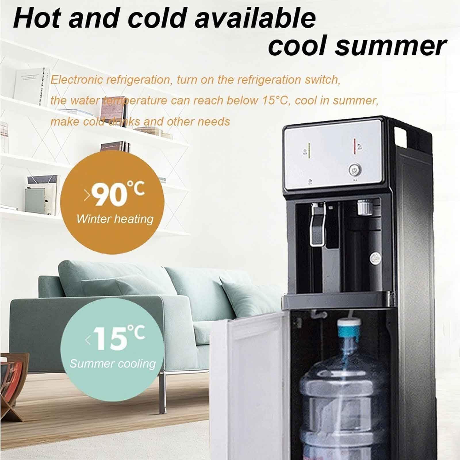 Distributore d'acqua for refrigeratore d'acqua con caricamento dal basso, 3 temperature (freddo, caldo, caldo) for utenti aziendali commerciali, uffici domestici