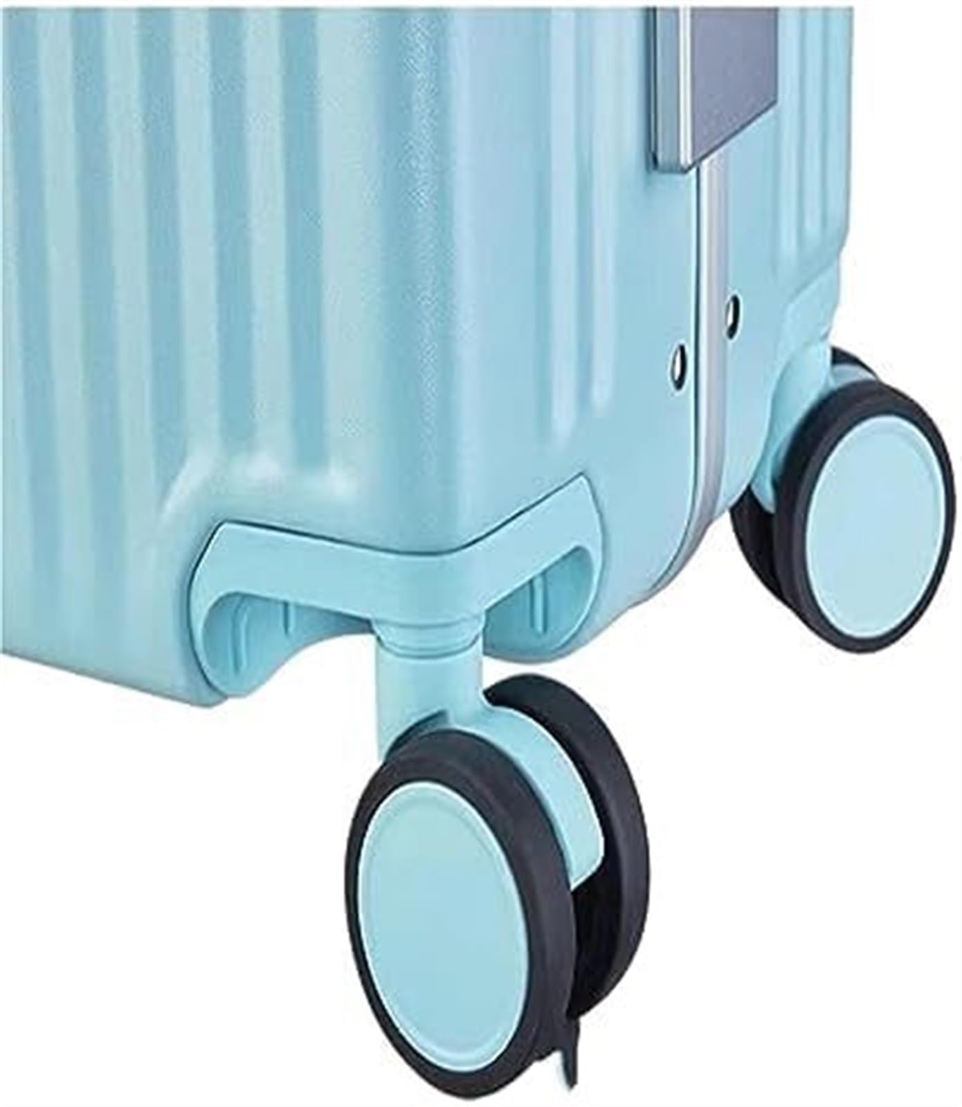 Walizka Podróżna Odporna Na Bagaż, Twarda Aluminiowa Rama, Walizka Z Zamkiem Zabezpieczającym Bagaż Walizka Kabinowa (Color : White, Size : 20in)