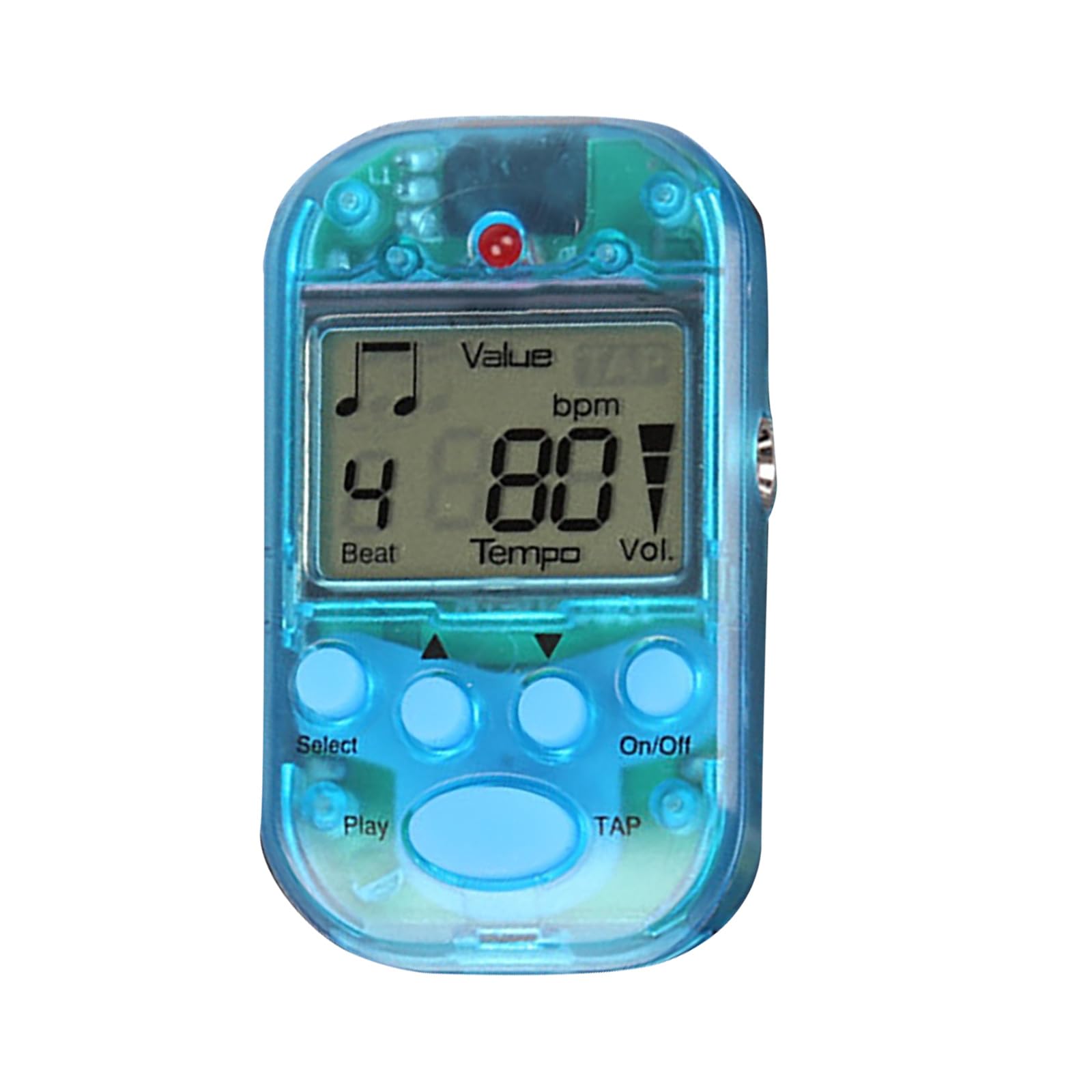 Bestvisse LCD Digital Metronome Clip-On Pocket Electronic Metronome Portable Beat Tempo Musical Instrument Parts