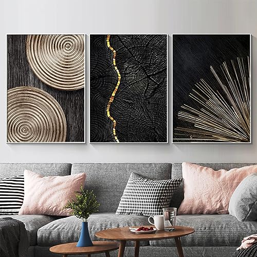 PYNVDD Canvas Poster, Modern Minimalist Abstract Wall Art, Bohemian Poster Set, Geometric Wall Decoration, No Frame (Picture