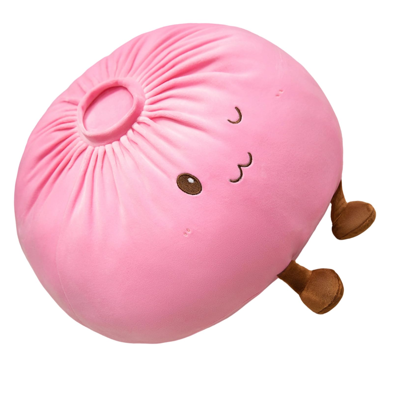 Shurhome Large Steamed Bun Plush Pillow 40cm Super Soft PP Cotton Ideal for Comfort and Decor Huge Bao Plushie