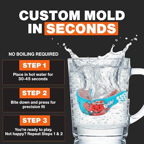 Miniatura 4 de Shock Doctor, Gel Max Power Flavor - Protector bucal, fútbol, lacrosse, hockey, artes marciales mixtas, boxeo, jóvenes y adultos