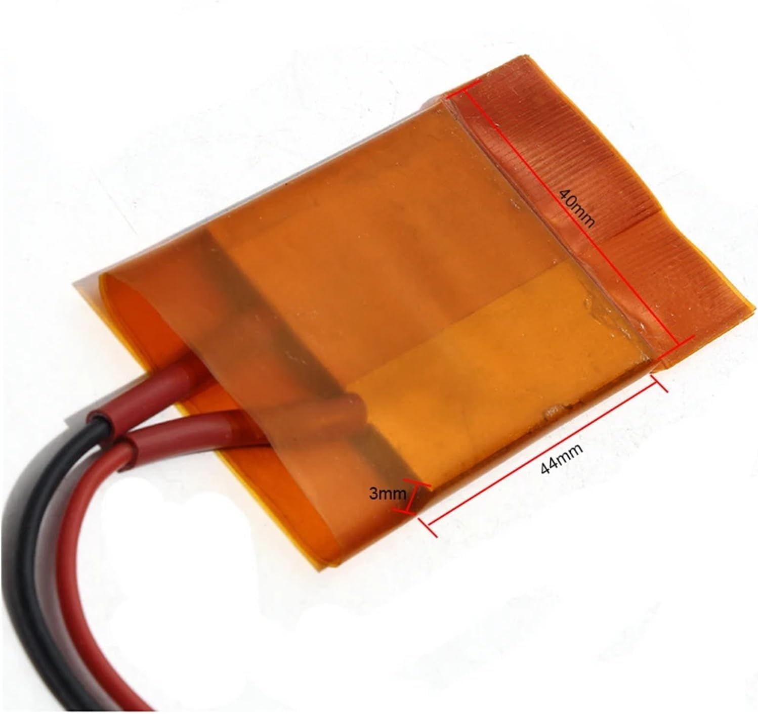 AC220V 44x40x3mm ヒータープレートフィルム 60/80/100/120/150度サーモスタット 2個(220V-60