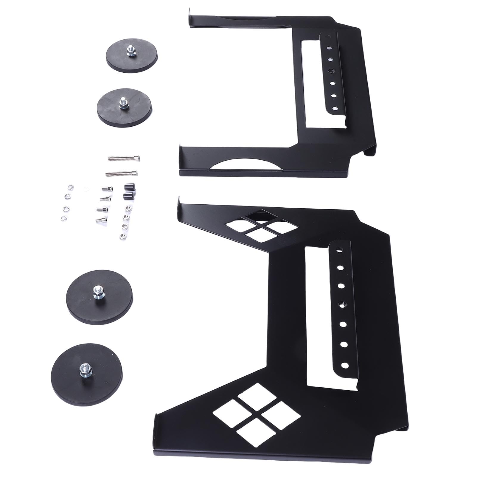 Soporte Plano para Plato para Auto, Kit de Soporte de Montaje en Techo Magnético de Acero Al Carbono para Plato Gen 3, con Protector de 360 ​​​​Grados y Orificios Mecánicos para