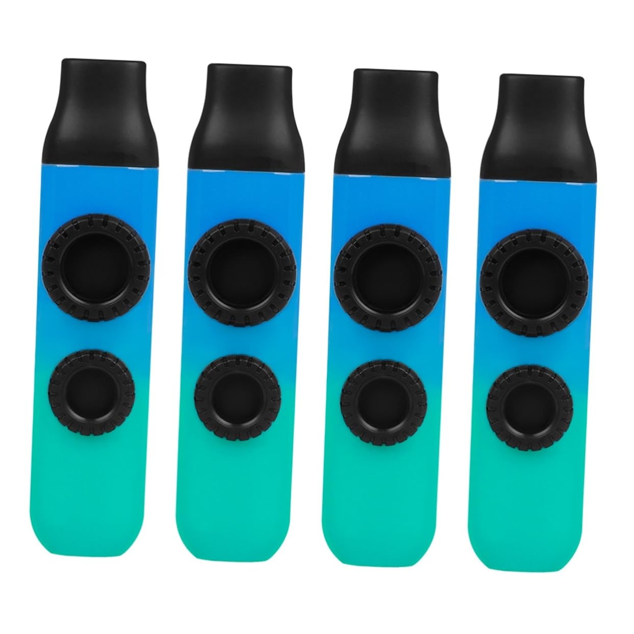 ifundom 4sets Kazoo Musicale Professionale Per Principianti Strumento Facile Da Suonare Per Chitarra e Ukulele Realizzato Materiale Sicuro e Durevole Sfumato Per Esibizioni Musicali e