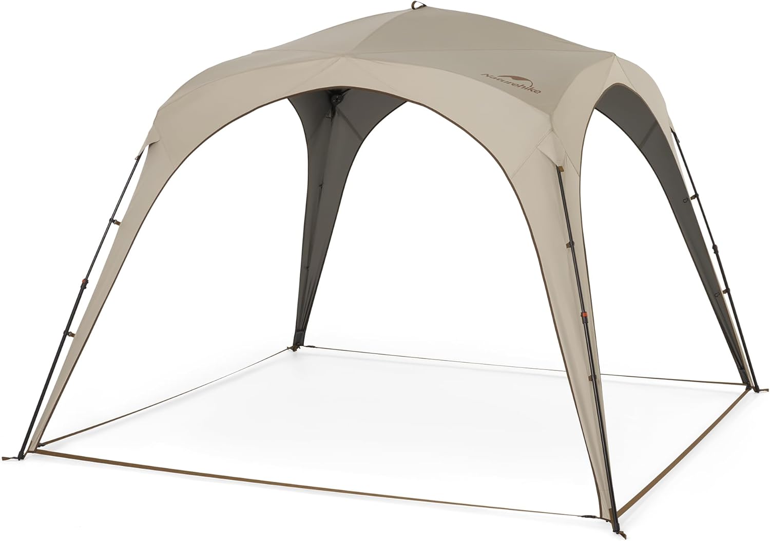 Naturehike Cloud Boundar Camping Sun Shelter, 60S Easy Setup Instant Pop up Canopy Tent for Sporting Events, Tailgating, Camping, Outdoor Activities (Khaki- Canopy(UPF12500+))