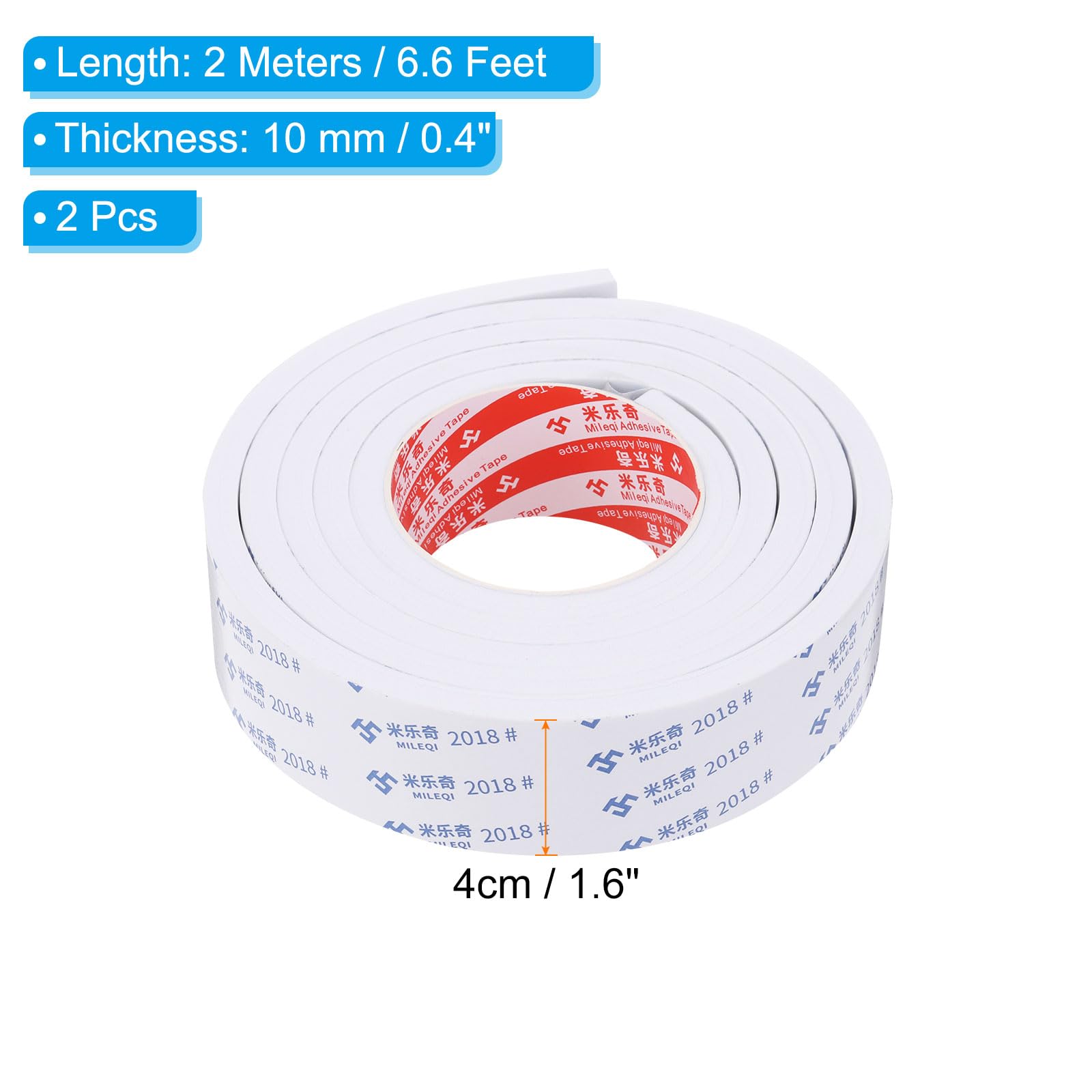 PATIKIL 2m/6.6ft Sealing Foam Tape - Image 2