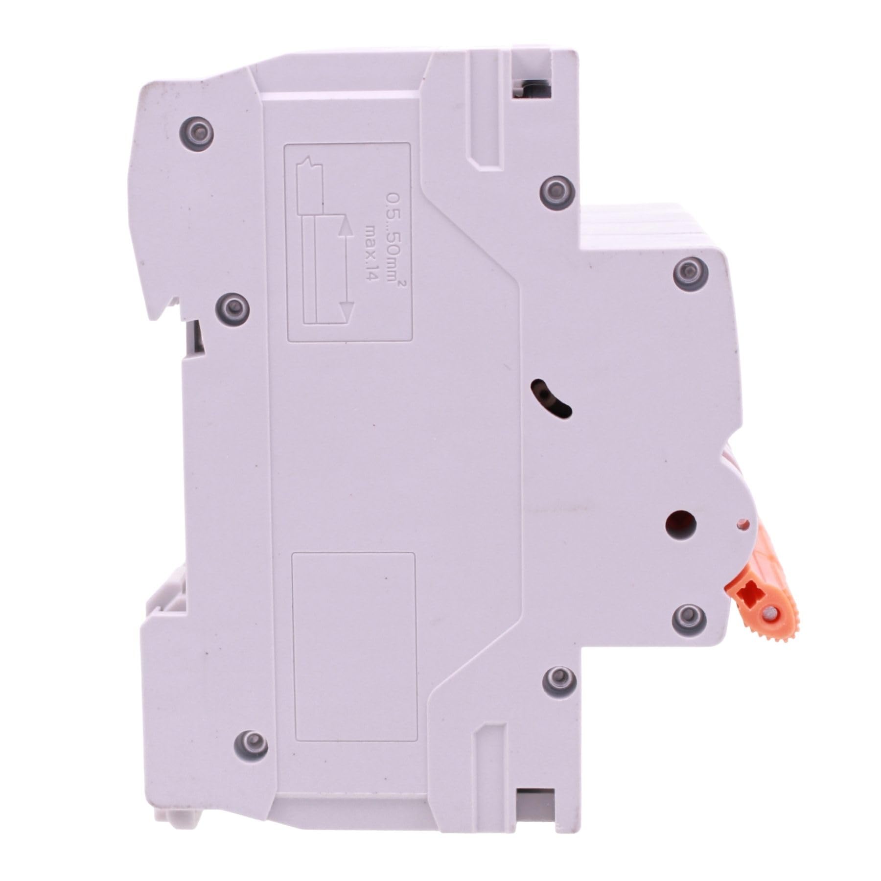 4 interruptores magnetotérmicos trifásicos 4P 100 A D100, curva D 10 kA, 4 módulos DIN 380 V AC, certificado IEC60898-1, serie GYM9H-125 profesional