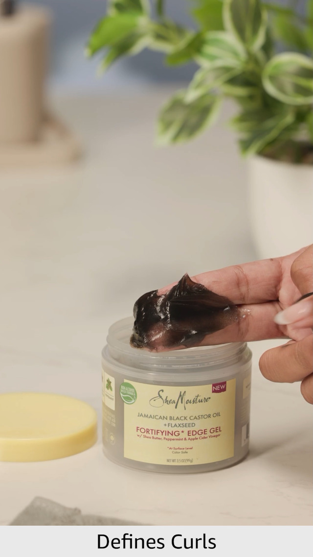 Amazon.com : SheaMoisture Edge Control Strong Hold Gel+Flaxseed