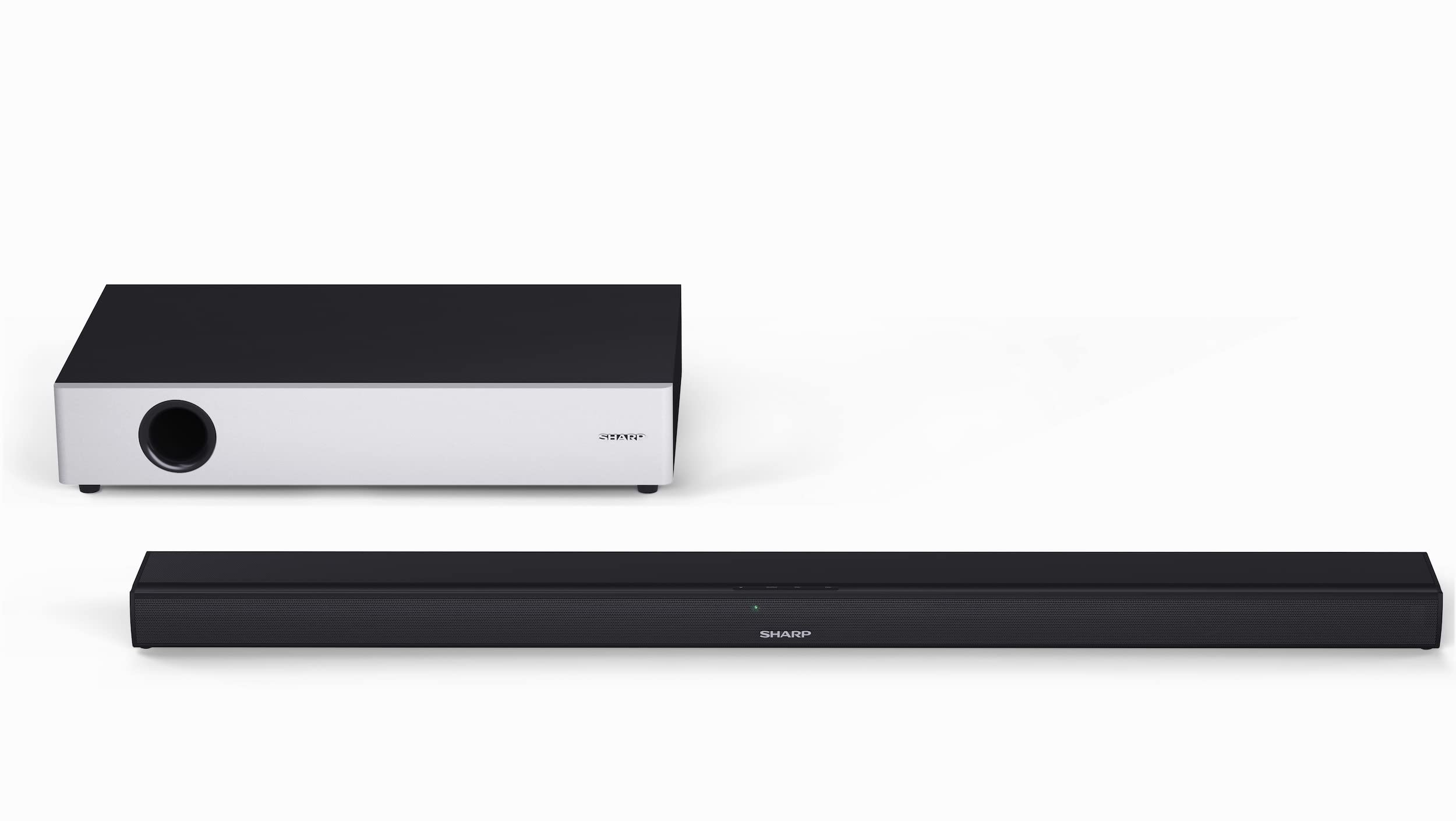 SHARP HTSBW160 2.1 Soundbar, 360W Ultra Slim Wireless Bluetooth