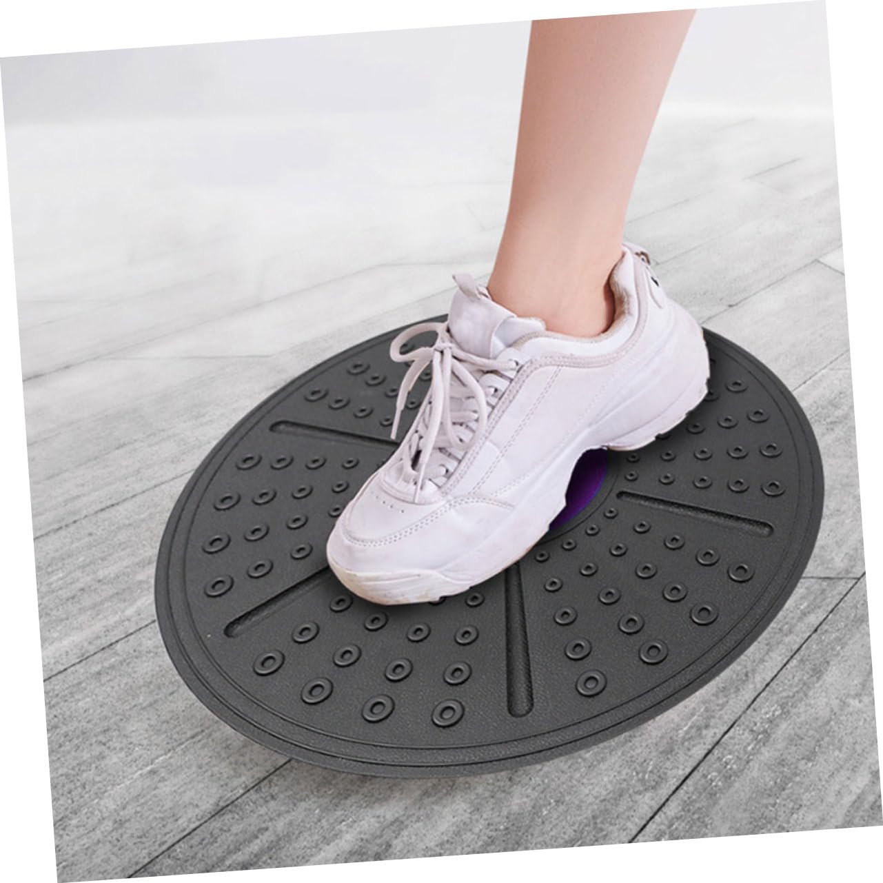 Tavola Equilibrio Allenamento 1 Pezzo Pp Porpora Base Sferica