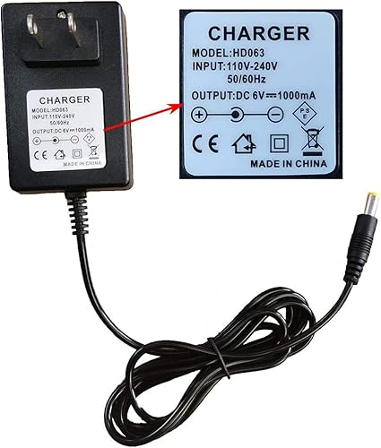 Miniatura 5 de Cargador de 6 V para niños Juguetes de coche de 6 voltios, cargador de batería de la mejor elección Productos Wrangler SUV ATV Kid Trax Dynacraft