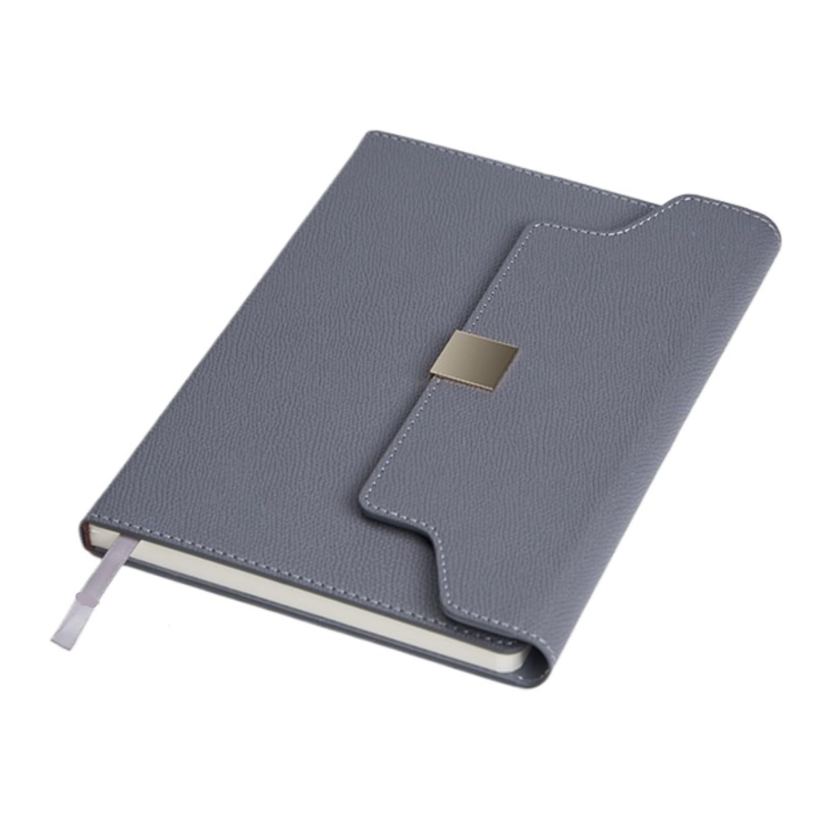 Cuaderno Libreta Viajes Cuaderno A5 Con Diario De Papel Grueso, Tapa Blanda, Actas Reuniones Lecturas Adultos(Grey)