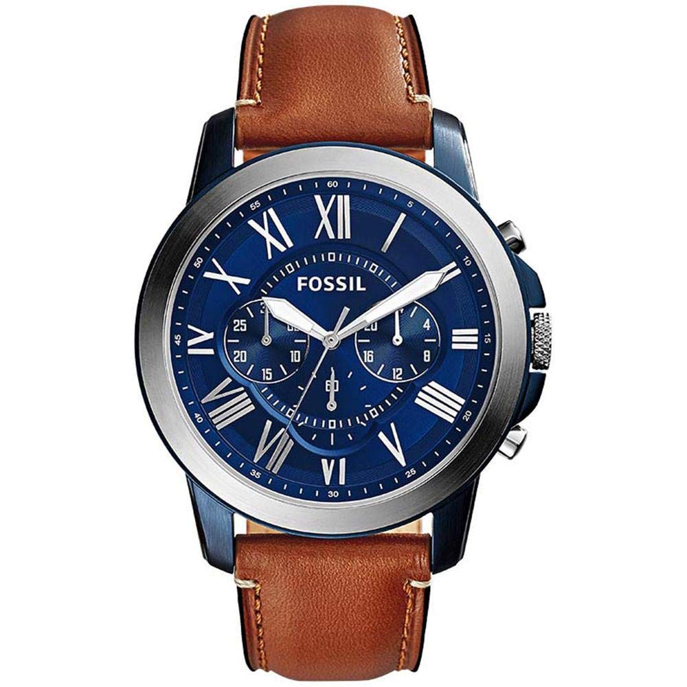 Relógio Fossil Masculino Grant Azul - FS5151/0AN | Amazon.com.br