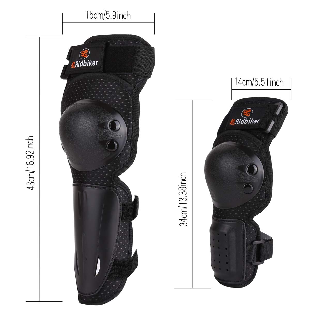 Shift Racing Enforcer Adult Knee/Shin Guard Dirt Bike Motorcycle Body Armor - Black/One Size