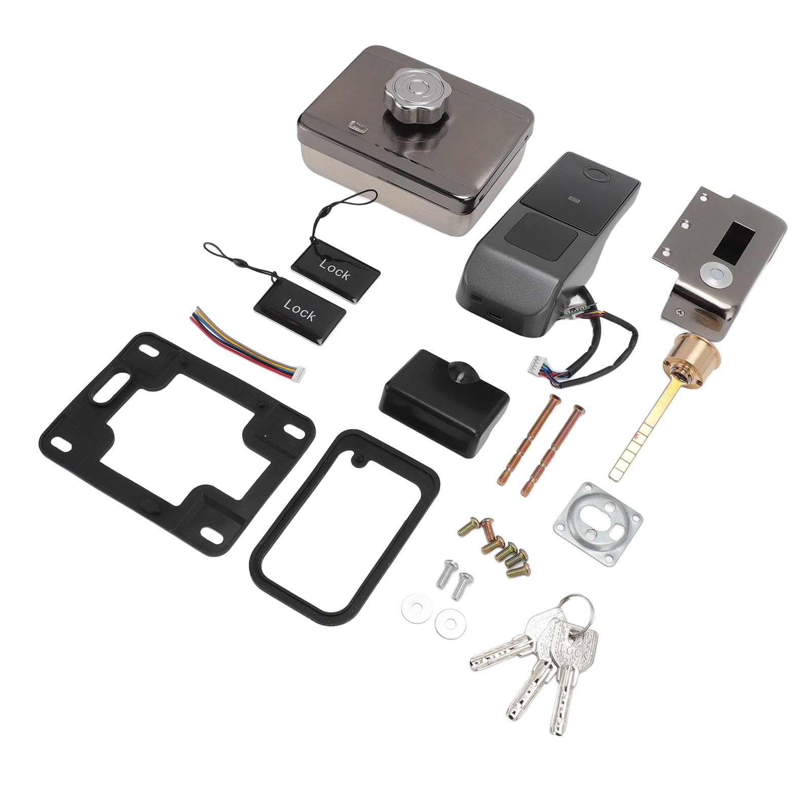 Smart Door Security Lock Telecomando 5 in 1 Chiave con Password per Impronte Digitali per IP67 Impermeabile per Ville Residenziali