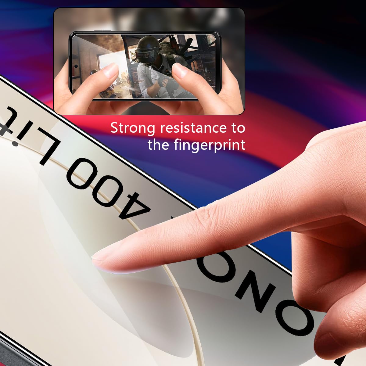 Kiokyrgm Pellicola protettiva in vetro temperato opaca per Honor 200 Lite/400 Lite/Honor X8c, 2 pezzi, vetro 9H, anti-impronte, antigraffio, vetrino matte screen protector