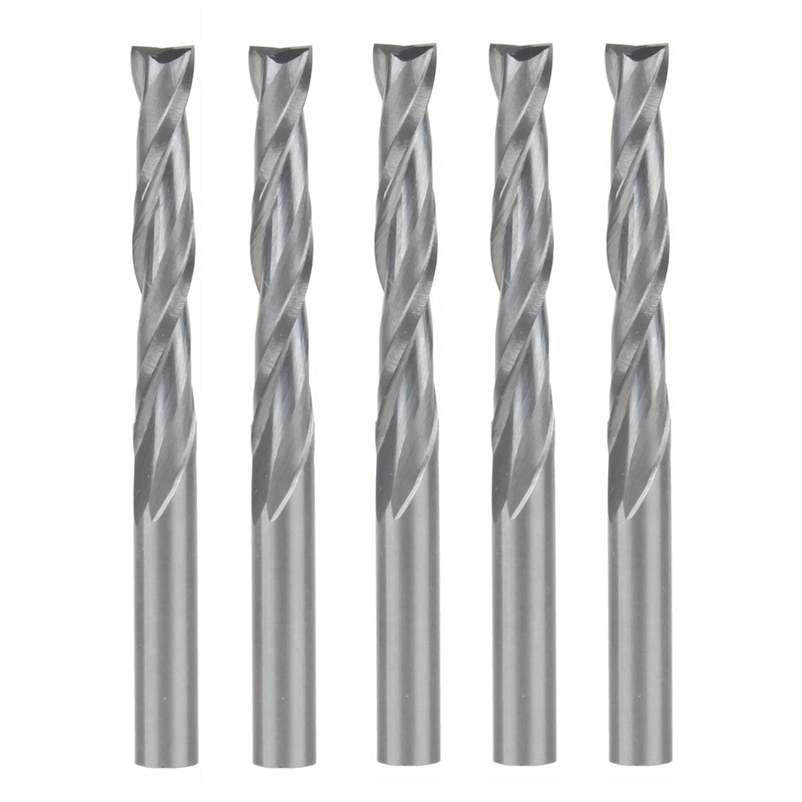 BERWENNY 5pcs/lot 4/22mm 2 Flutes Carbide Micro End Milling Cutters CNC Wood Engraving Tools Router Bit